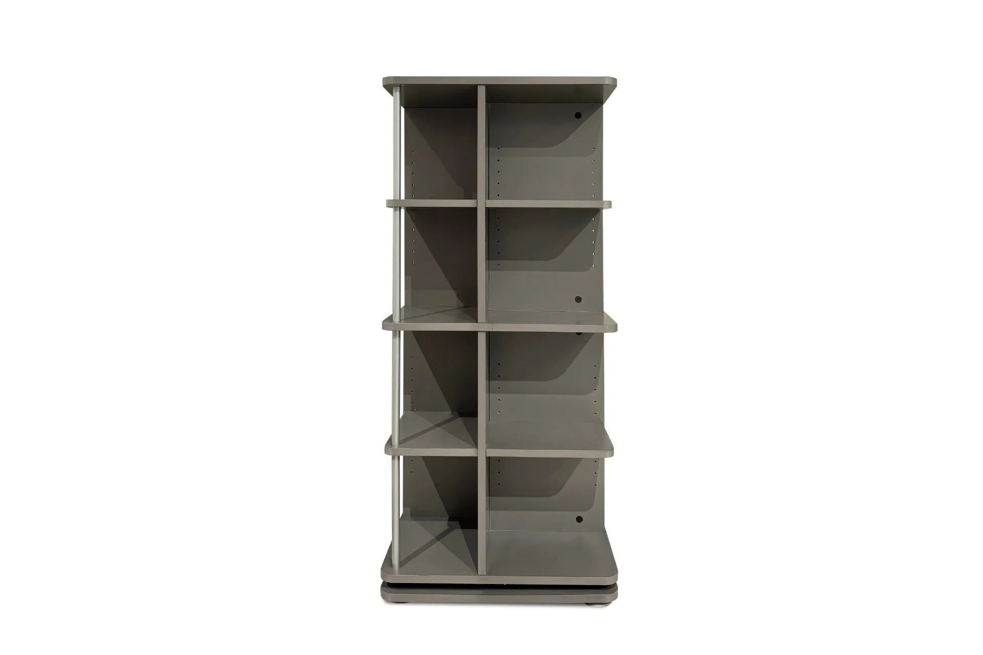 Astrum 4 Tier Rotating Mechanism Bookcase - Anthracite