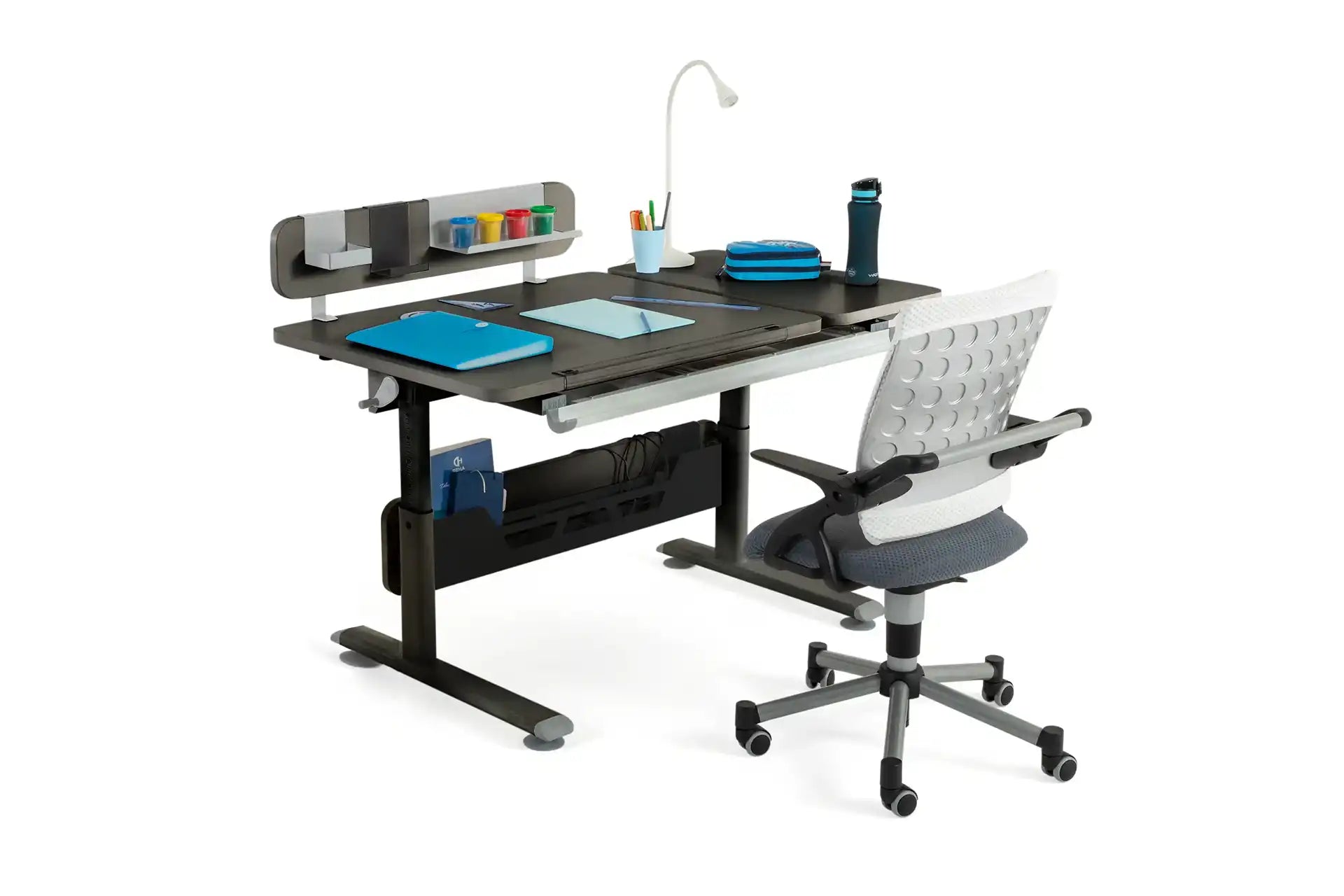 Vega Advanced Desk Set - Anthracite / Gray