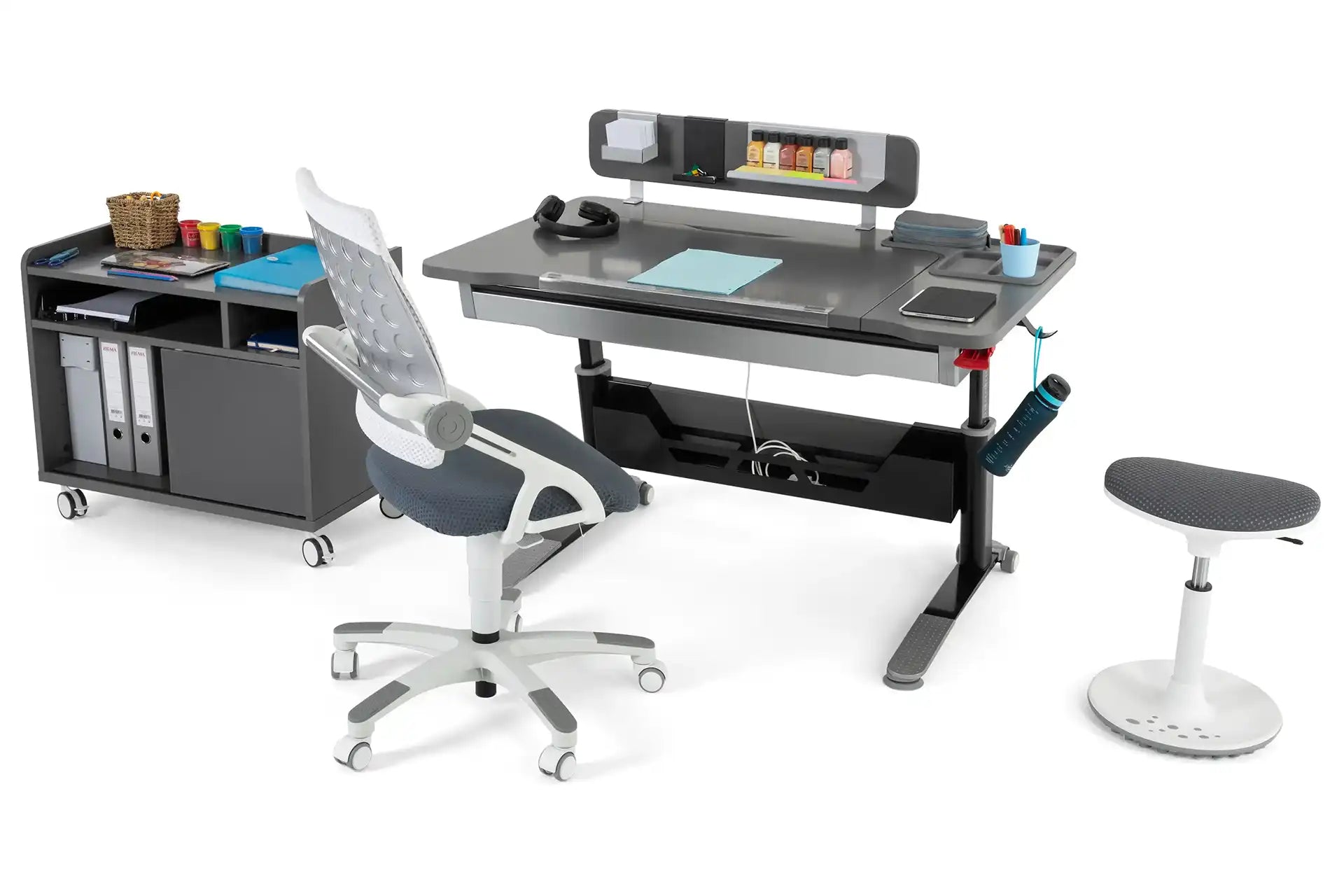 Sirius Premium Plus Desk Set - Anthracite / Gray