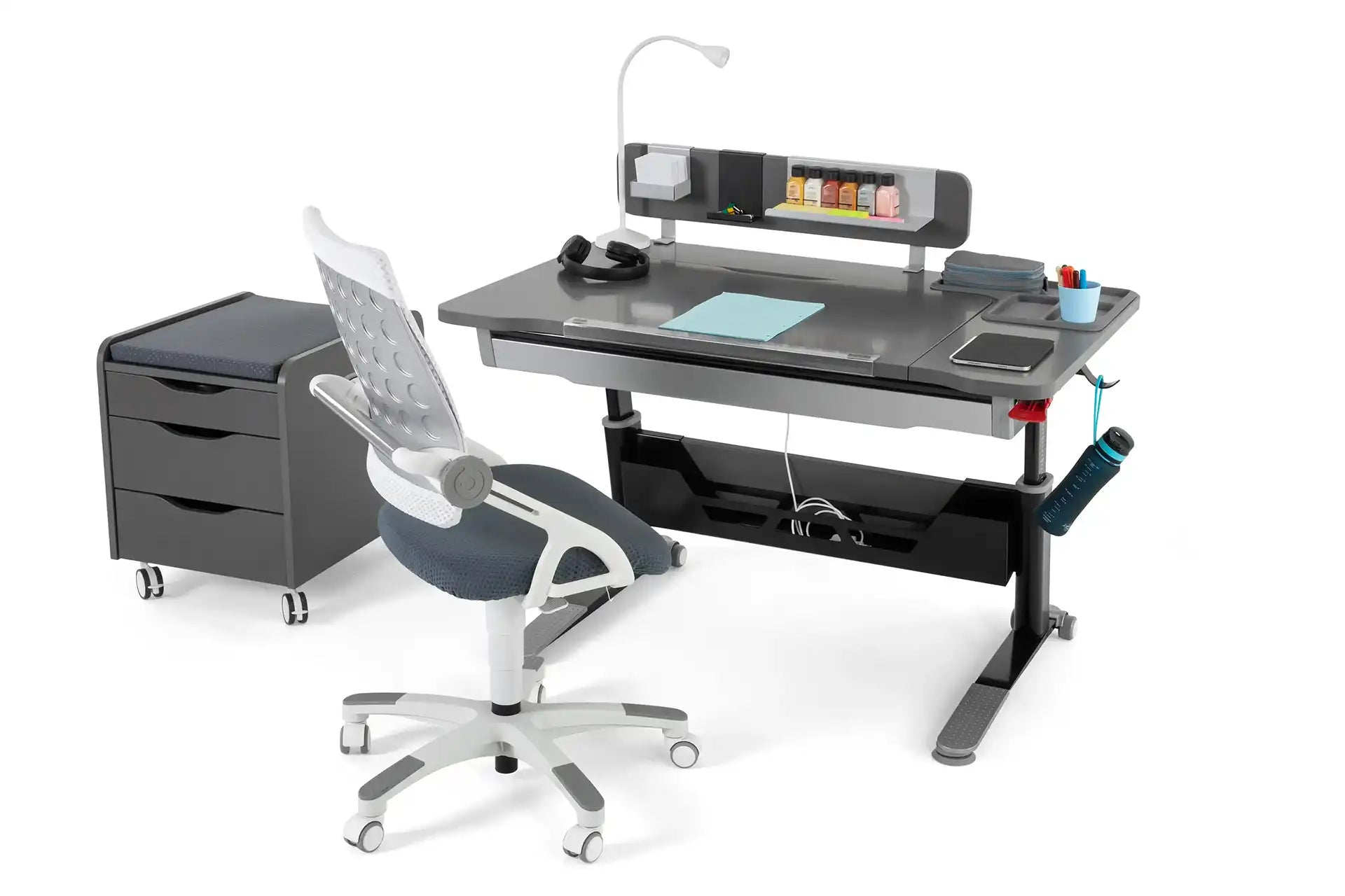 Sirius Deluxe Desk Set - Anthracite / Gray