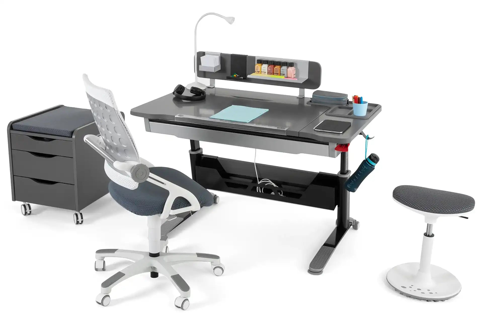 Sirius Premium Desk Set - Anthracite / Gray