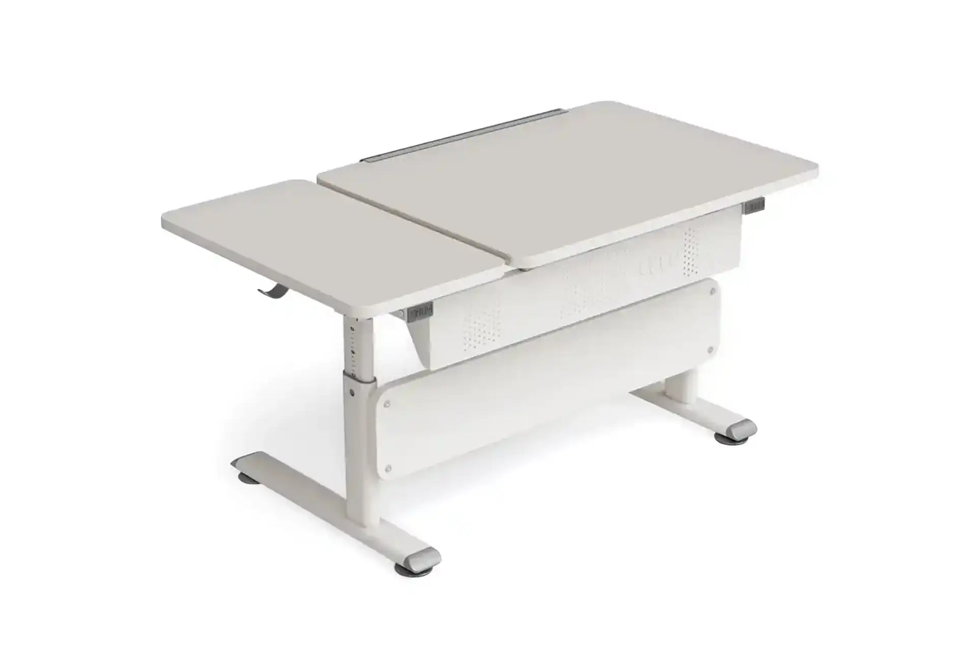 Vega Simple Desk - Ecru / Gray