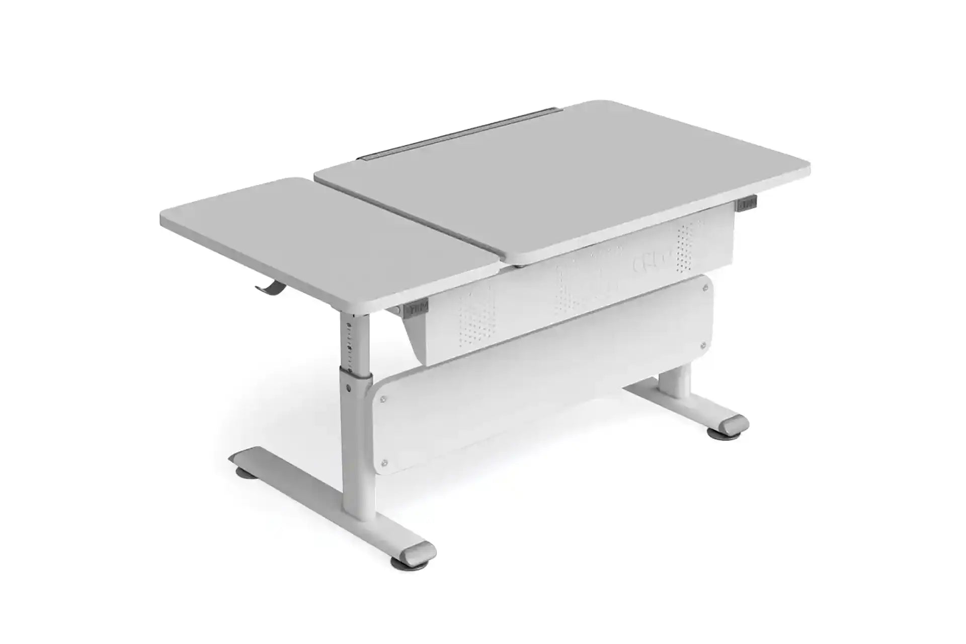 Vega Simple Desk - White / Gray