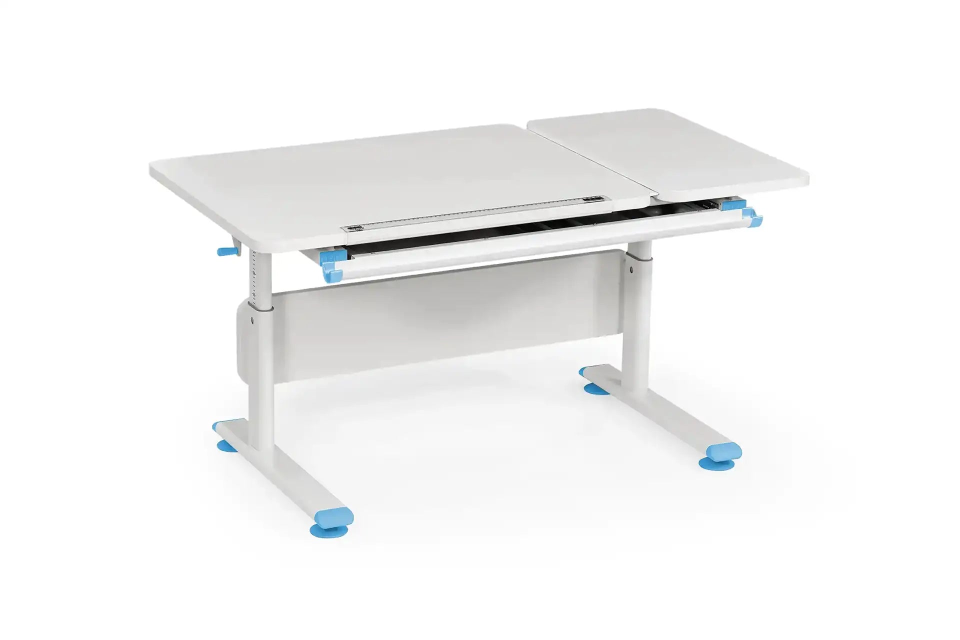 Vega Simple Desk - White / Blue