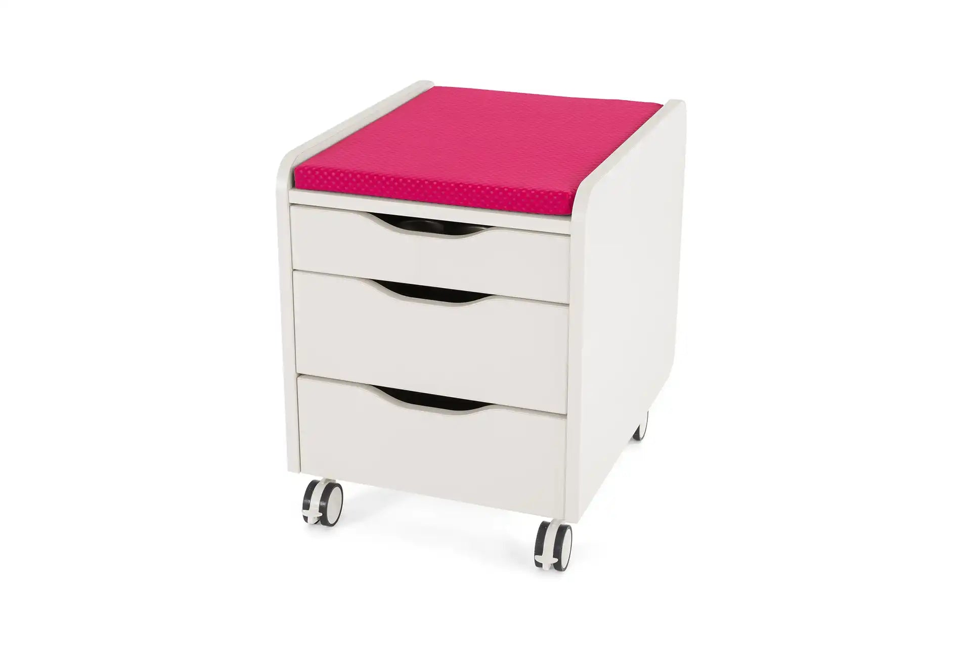 Sirius File Cabinet - Ecru / Fuchsia