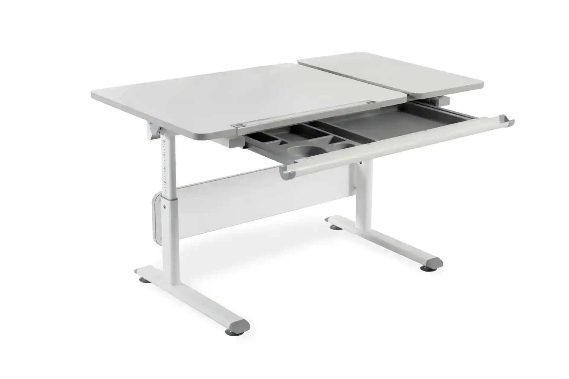 Vega Basic Desk - White / Gray