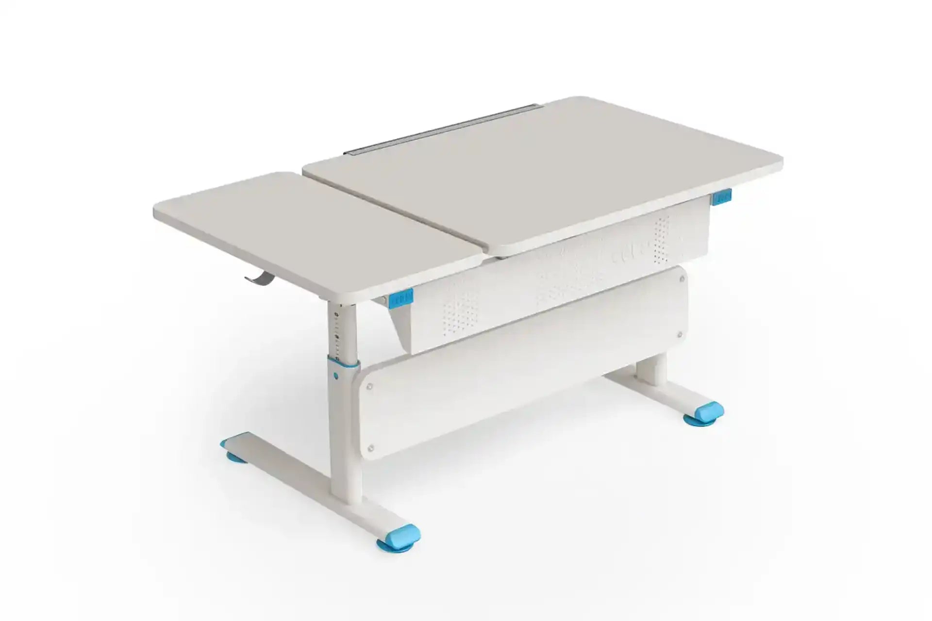 Vega Simple Desk - Ecru / Blue