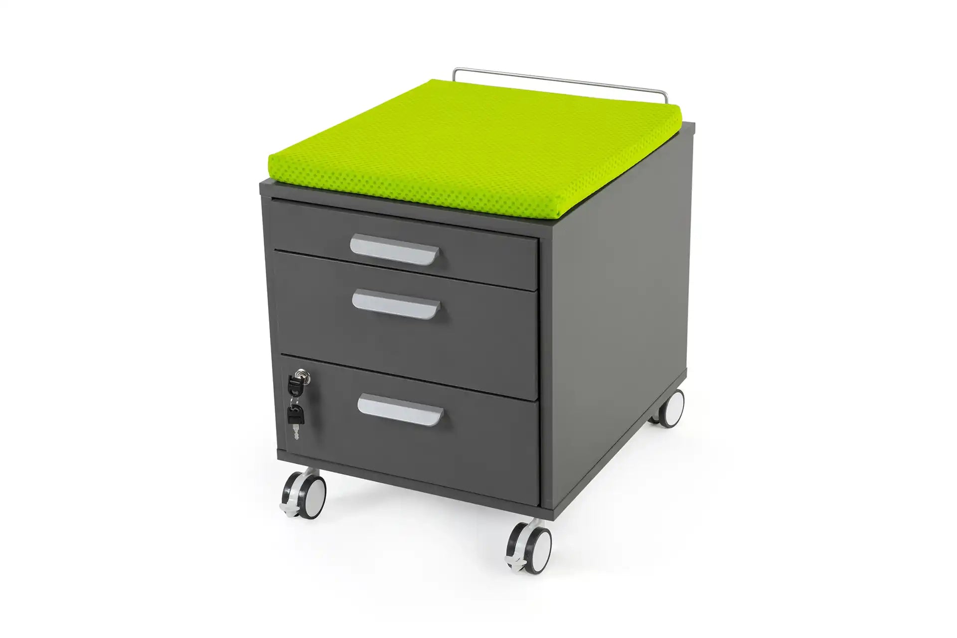 Vega File Cabinet Anthracite / Green