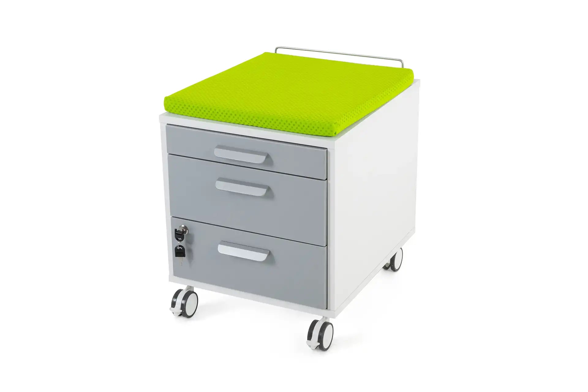 Vega File Cabinet White / Green