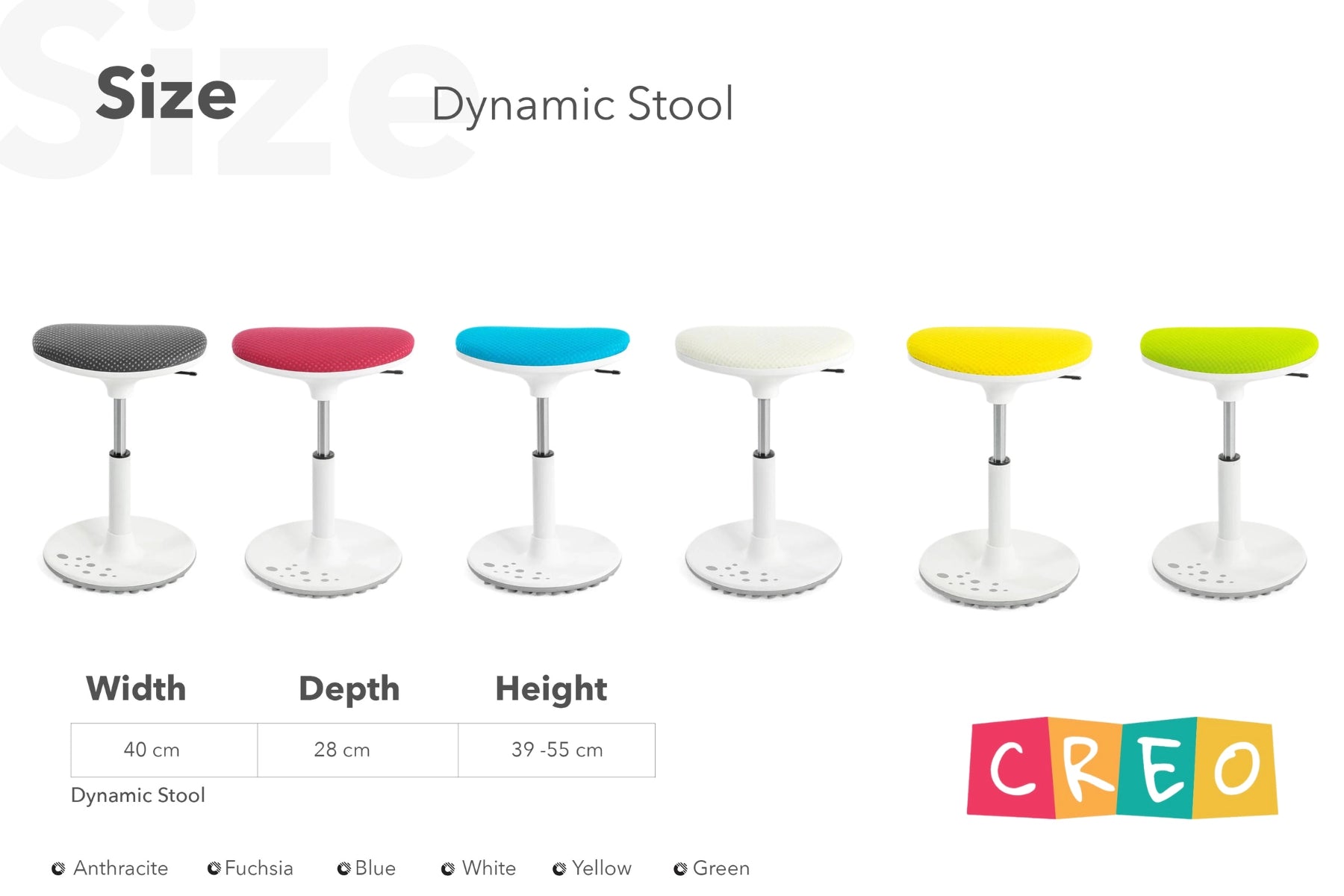 Dynamic Stool - Anthracite