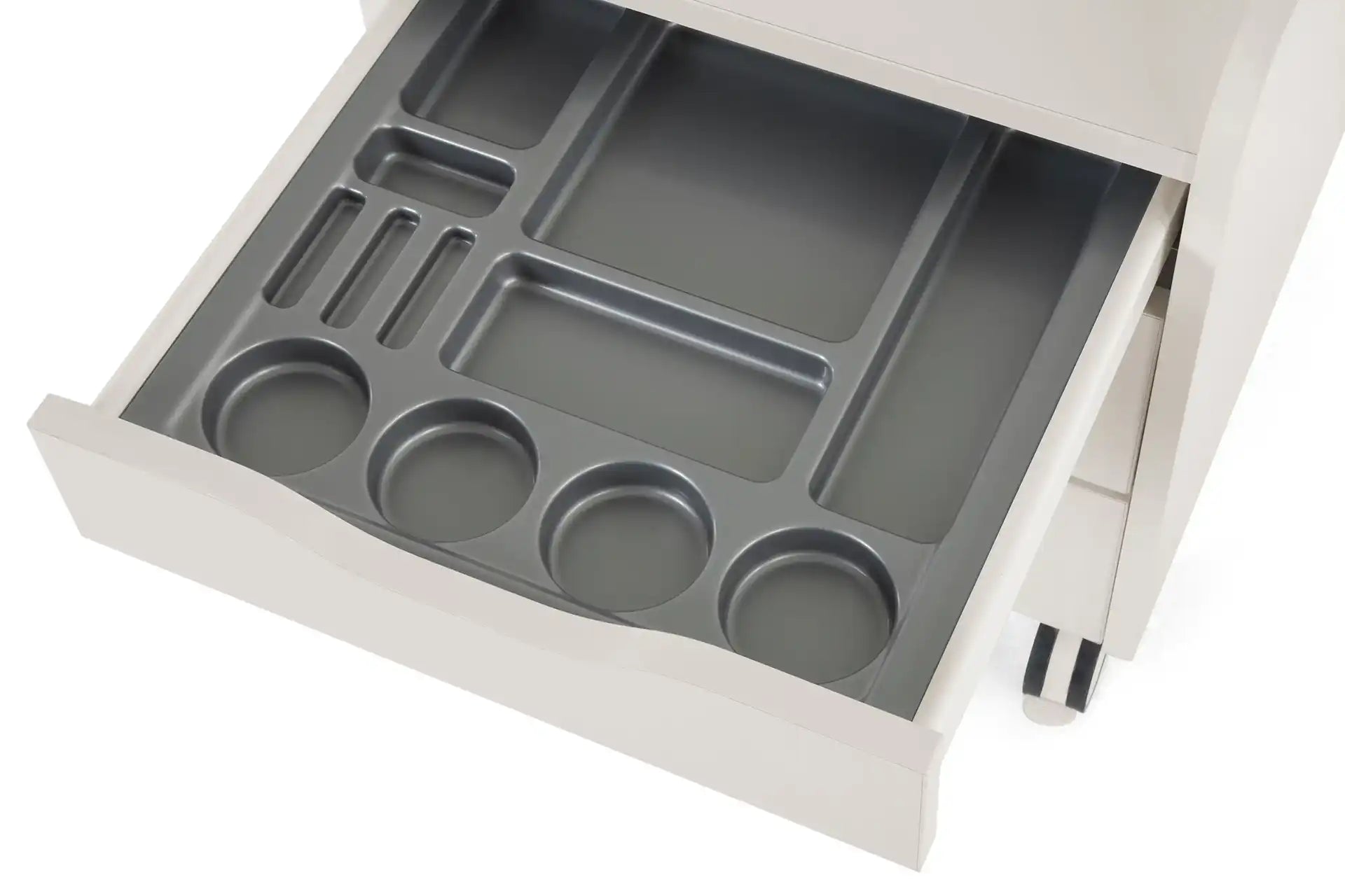 Sirius File Cabinet - Ecru / Blue