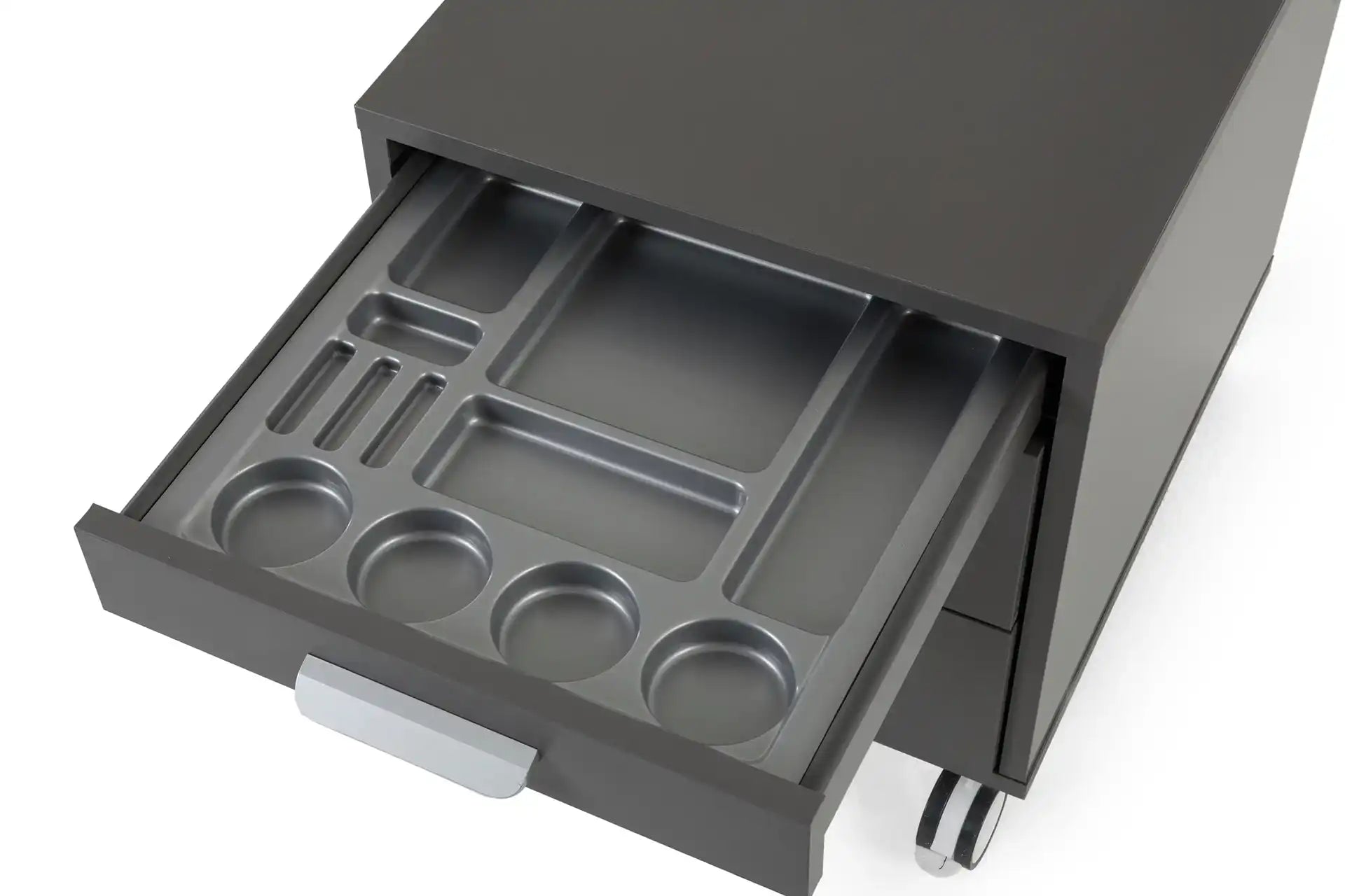 Vega File Cabinet Anthracite / Yellow