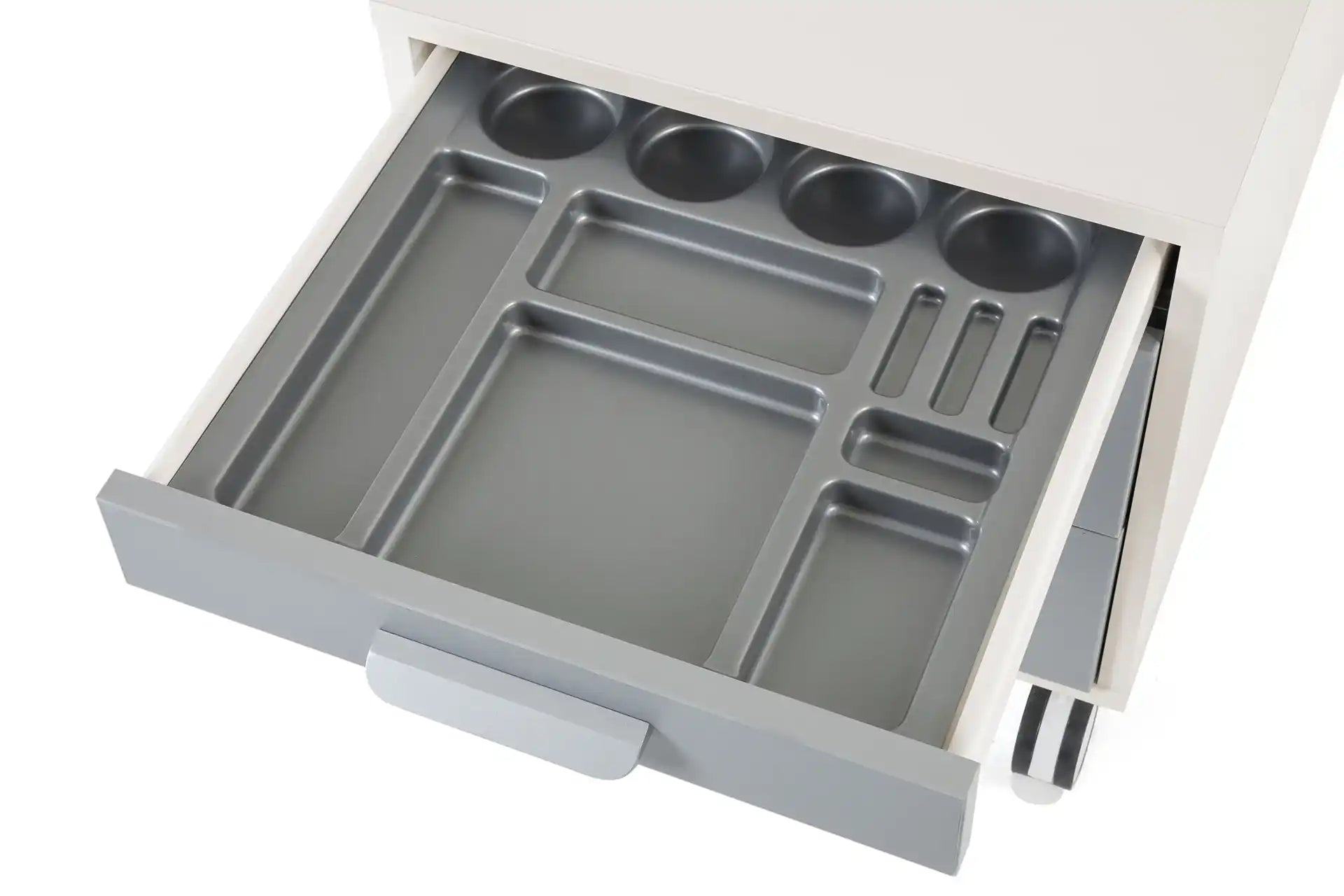 Vega File Cabinet Ecru / Blue