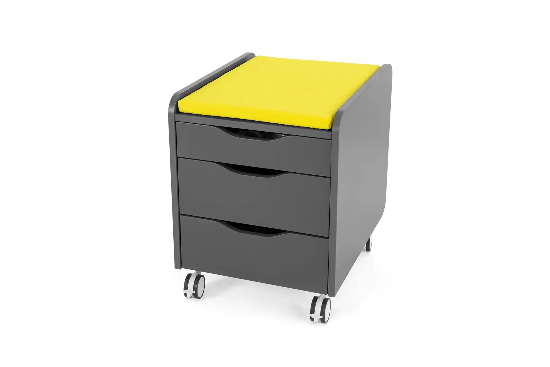 Sirius File Cabinet - Anthracite / Yellow