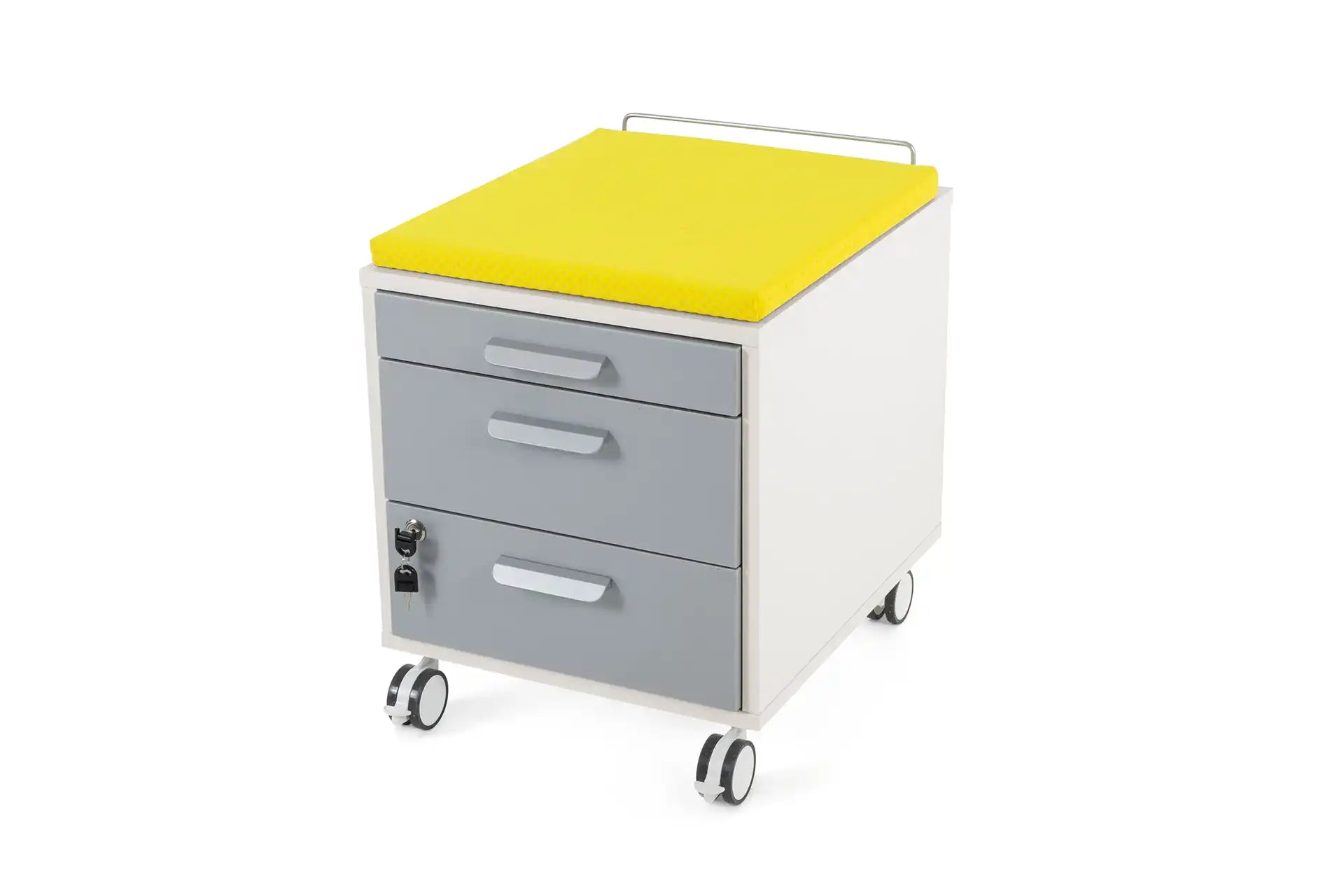 Vega File Cabinet Ecru / Yellow
