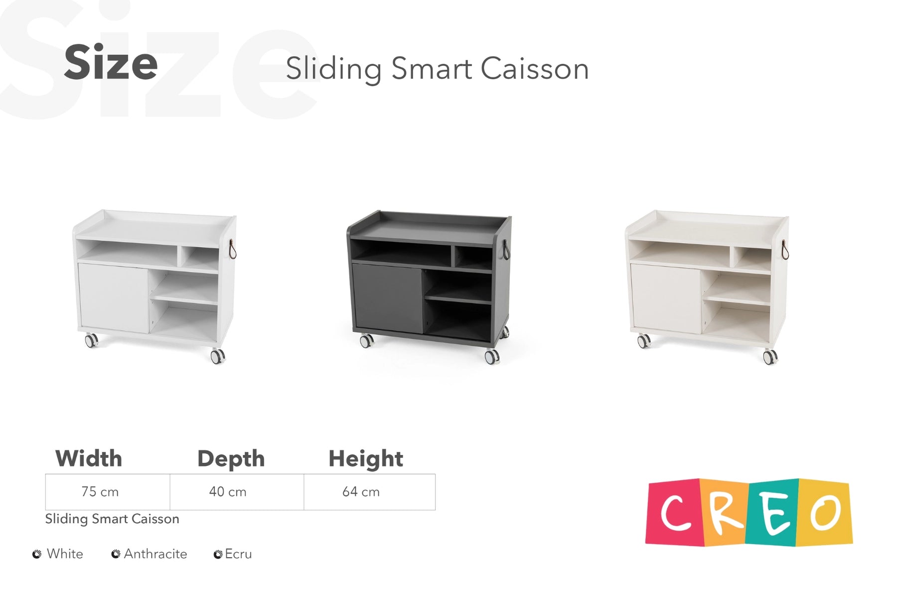Smart File Cabinet - Anthracite