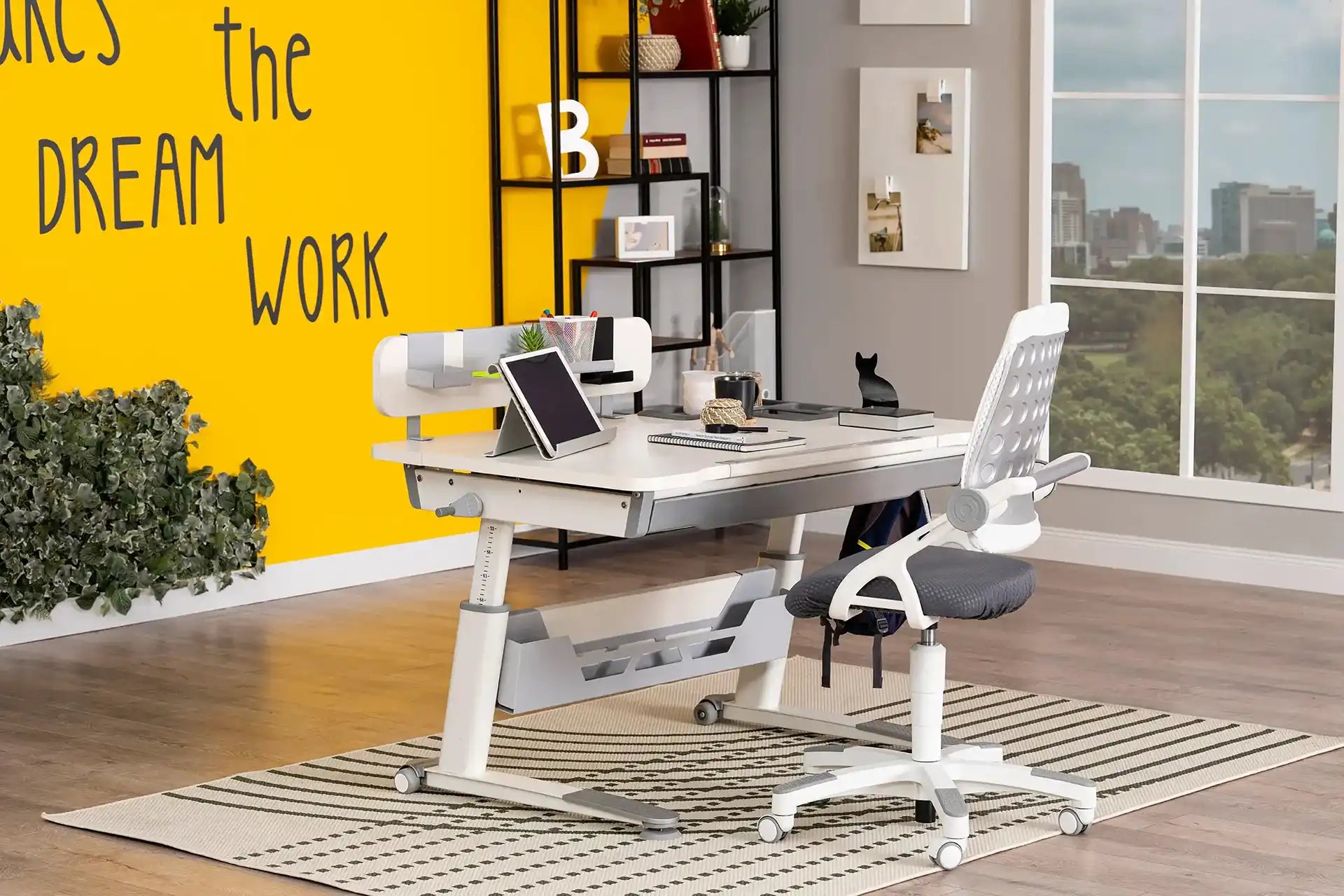 Sirius Advanced Desk Set - Ecru / Gray