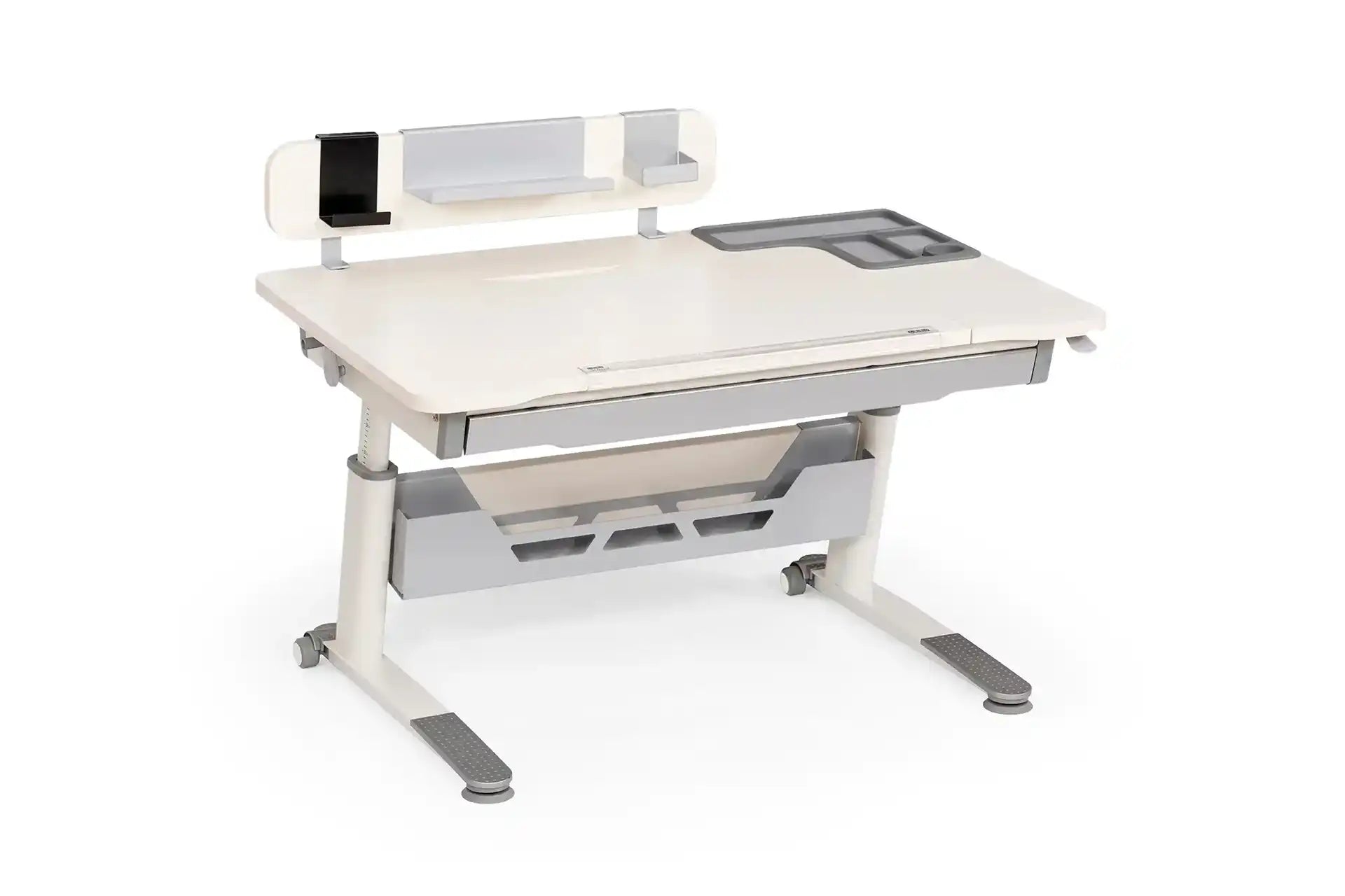 Sirius Standard Desk - Ecru / Gray