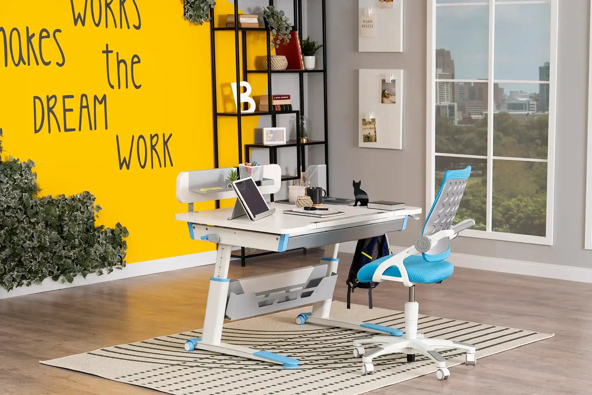Sirius Advanced Desk Set - Ecru / Blue