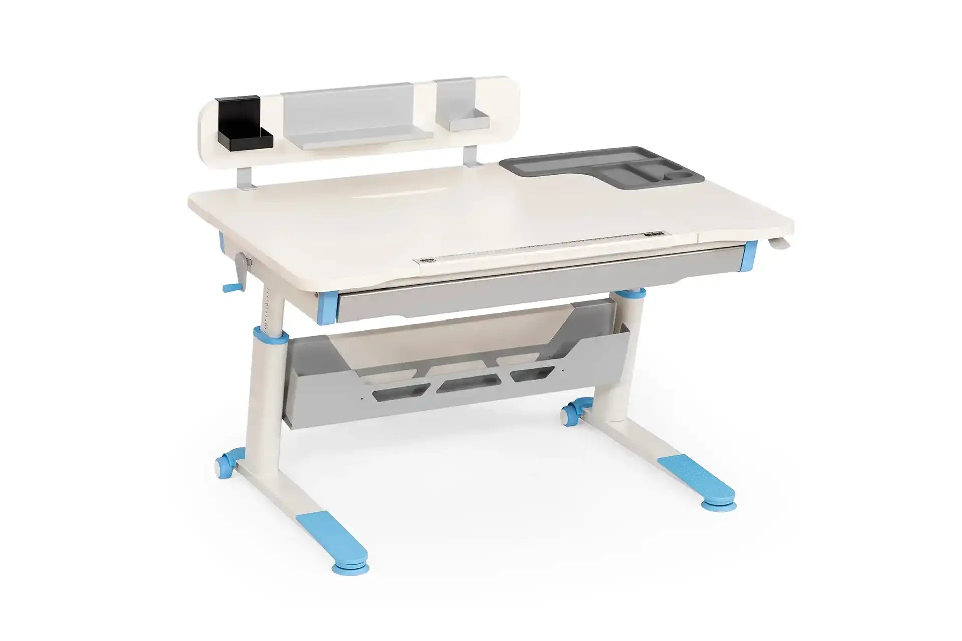 Sirius Standard Desk - Ecru / Blue