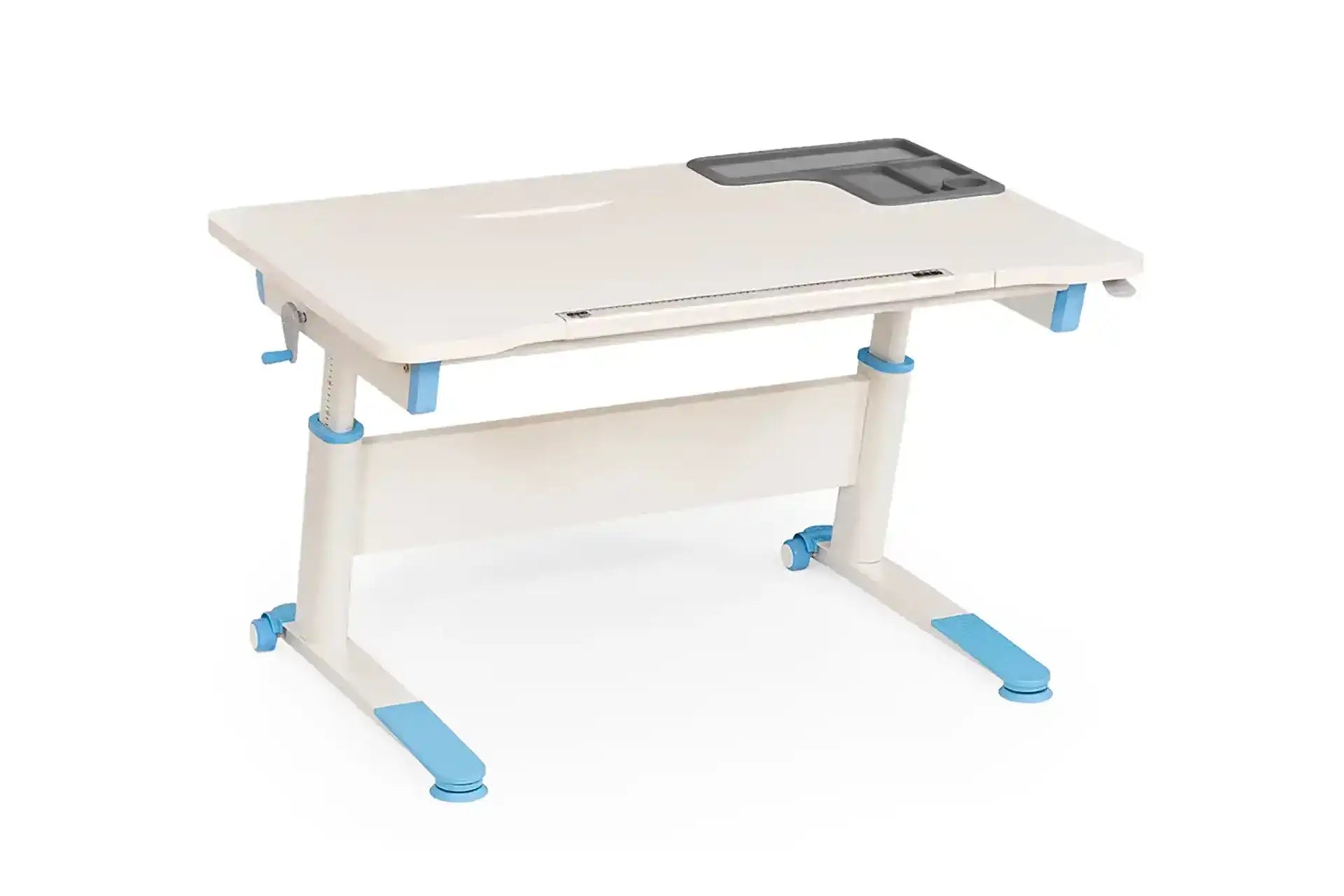 Sirius Simple Desk - Ecru / Blue