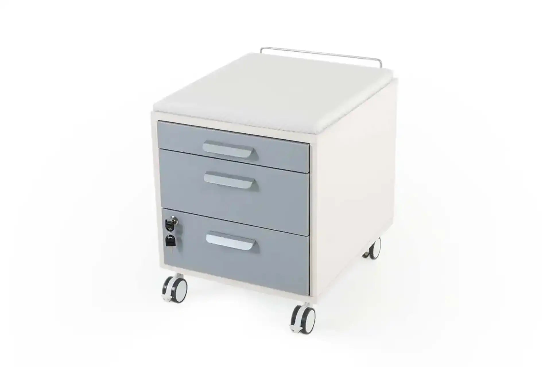 Vega File Cabinet Ecru / White
