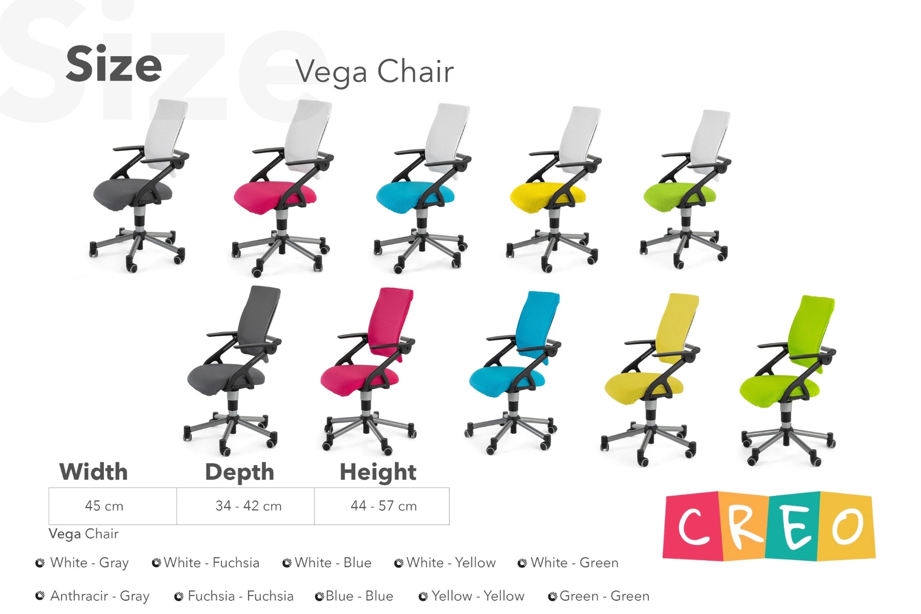 Vega Chair - Blue / Blue