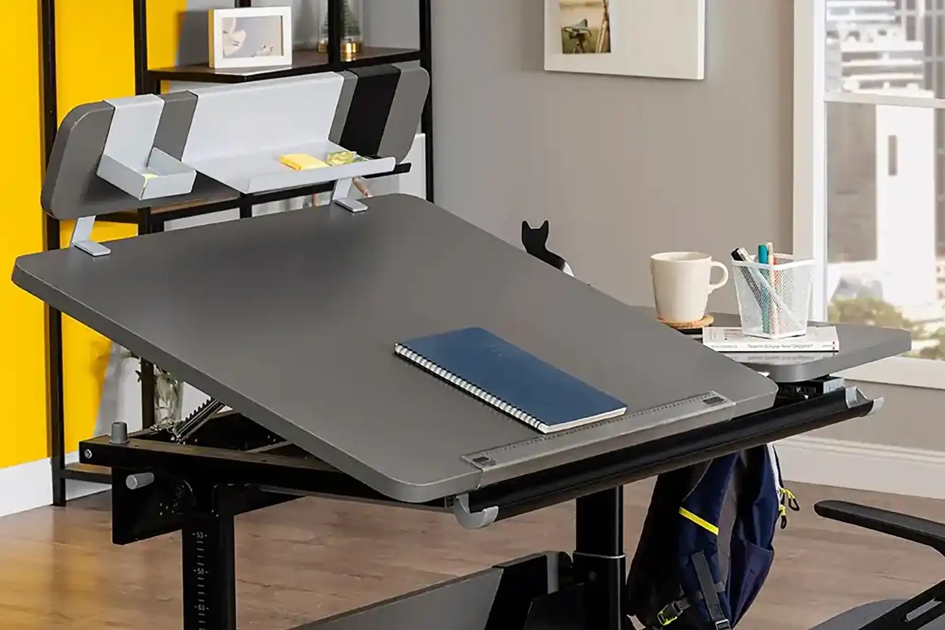 Vega Simple Desk - Anthracite / Gray