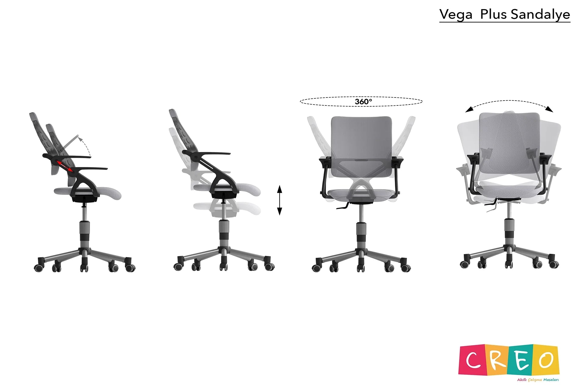Vega Plus Chair - Green / White