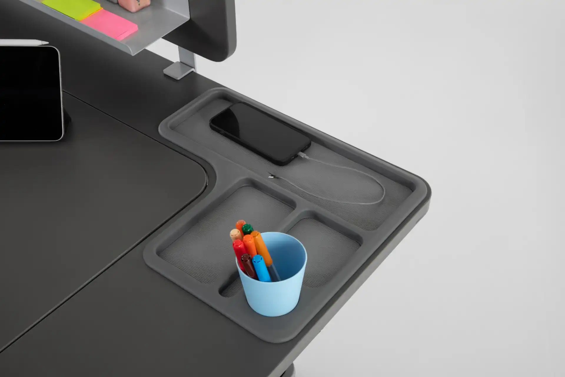 Sirius Deluxe Desk Set - Anthracite / Gray