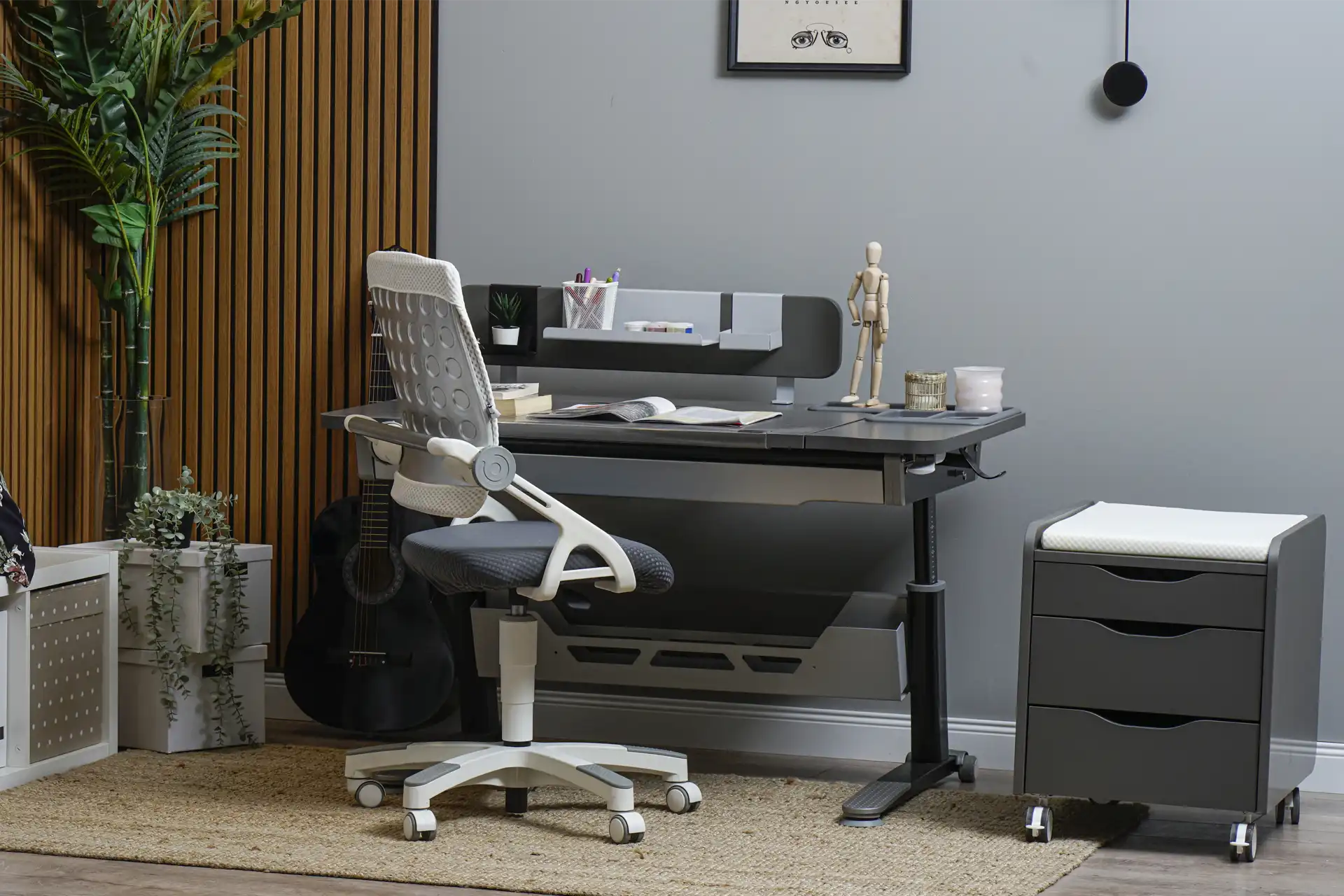 Sirius Deluxe Desk Set - Anthracite / Gray