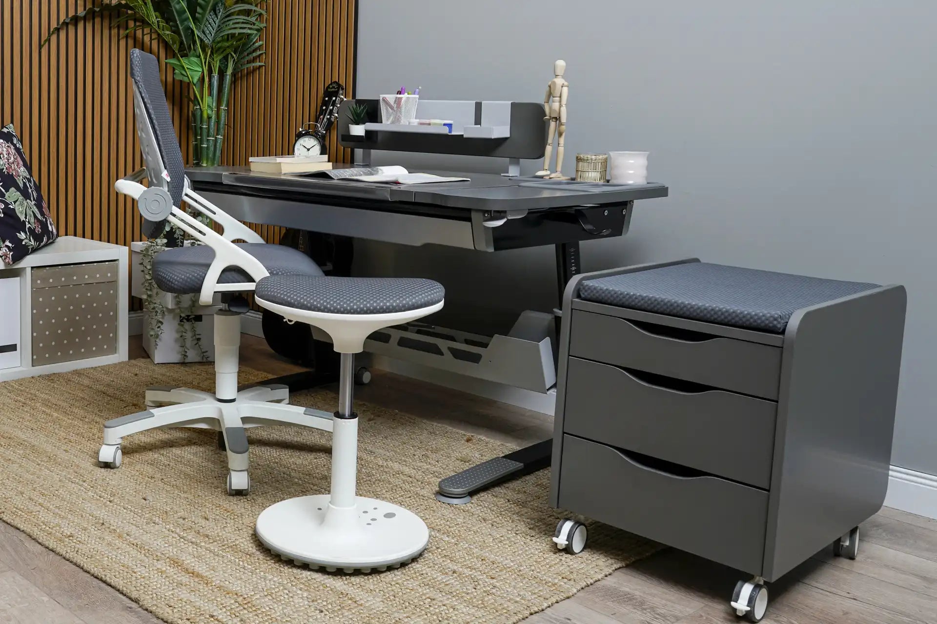 Sirius Premium Desk Set - Anthracite / Gray