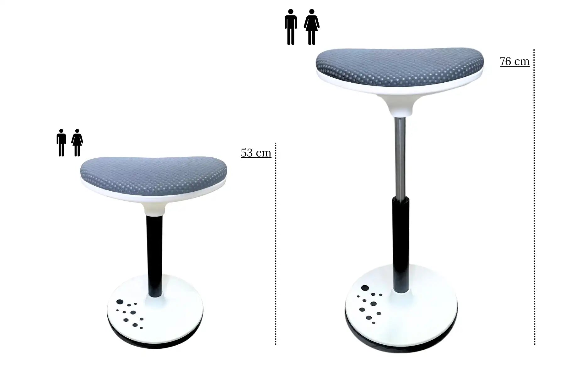 Dynamic High Stool - Anthracite