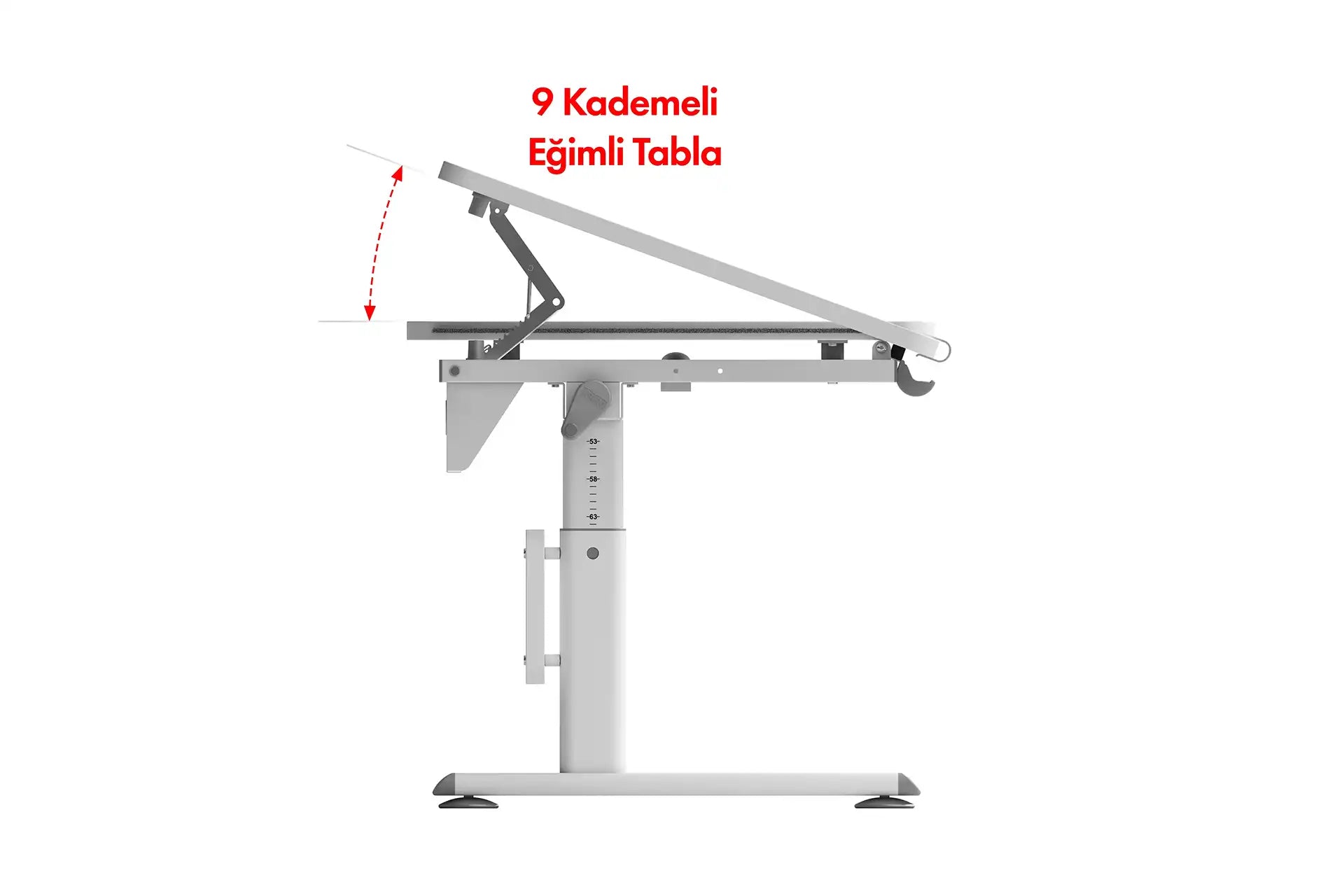 Vega Advanced Desk Set - White / Gray